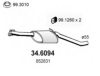 OPEL 852137 Middle Silencer